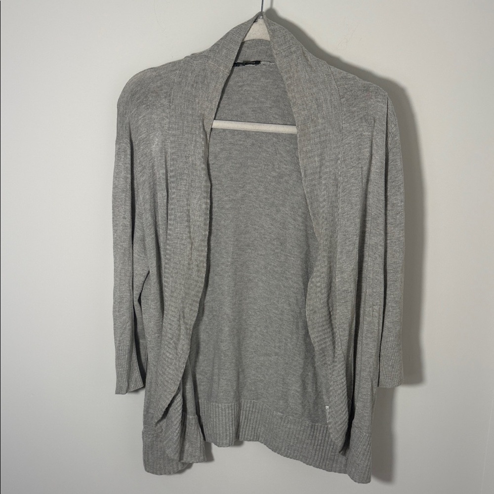 Eileen Fisher Light Gray Women's Cardigan size medium - Picture 2 of 8